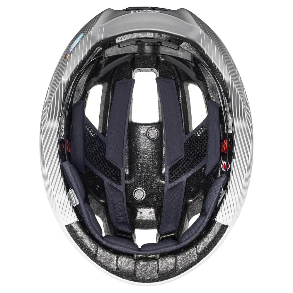 Cyklistická helma Uvex Rise CC White-Grey We (S4100340300)