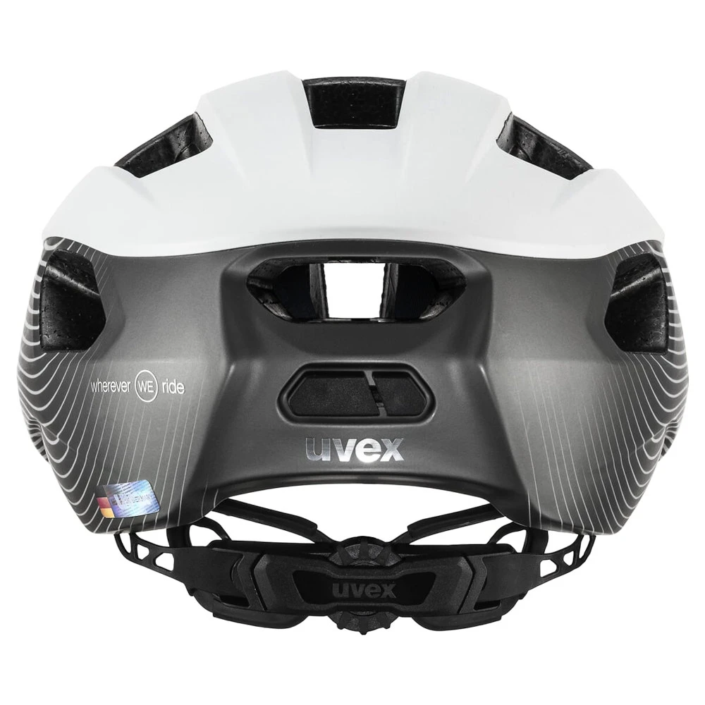 Cyklistická helma Uvex Rise CC White-Grey We (S4100340300)