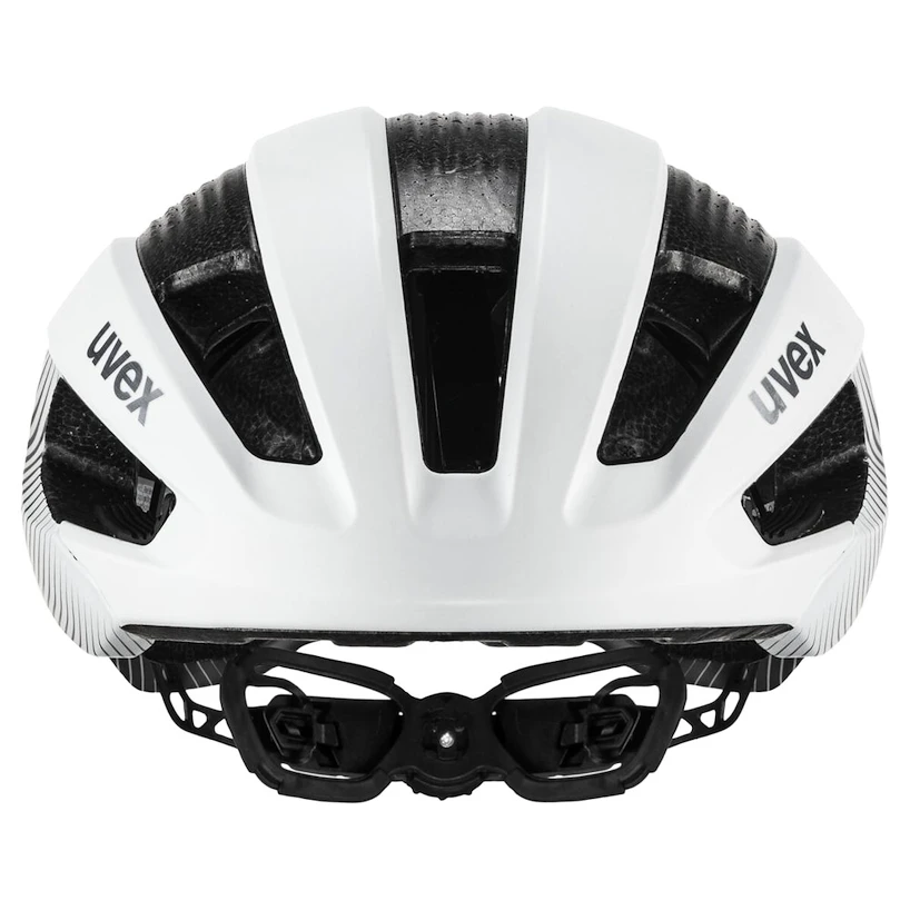 Cyklistická helma Uvex Rise CC White-Grey We (S4100340300) 52 - 56 cm