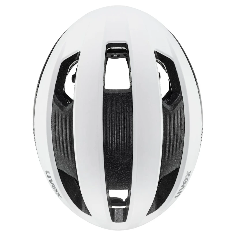 Cyklistická helma Uvex Rise CC White-Grey We (S4100340300) 52 - 56 cm