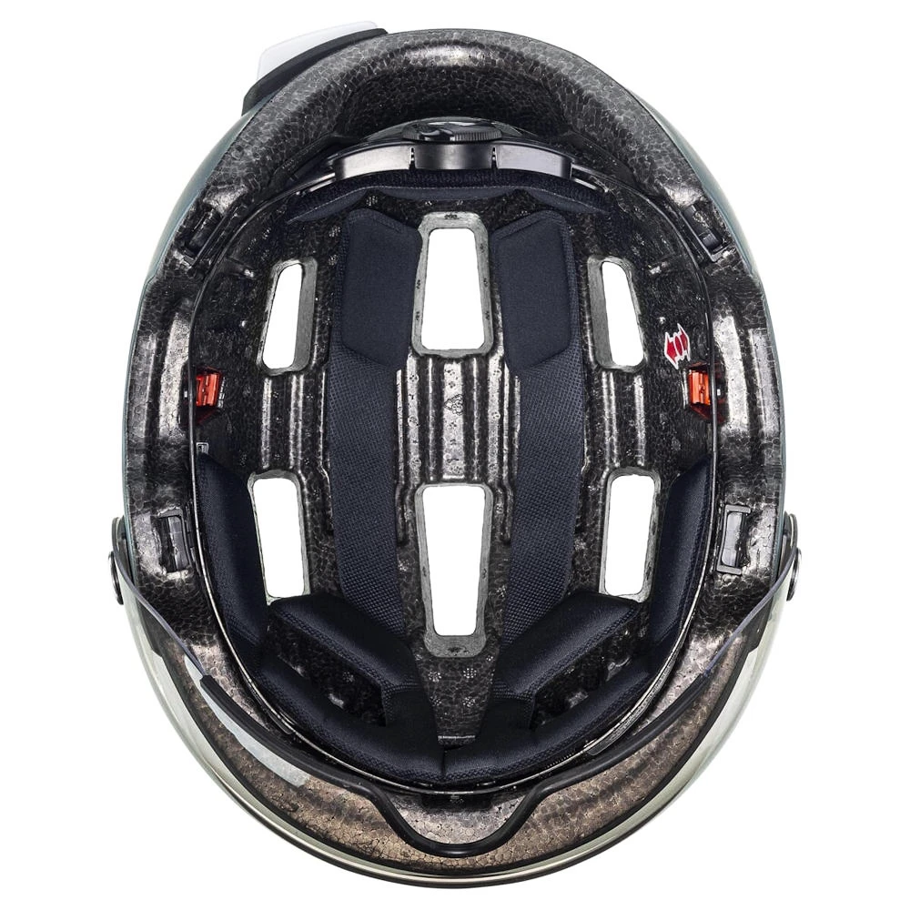 Cyklistická helma Uvex Rush Visor Deep Turquoise Mat (S4100280400)