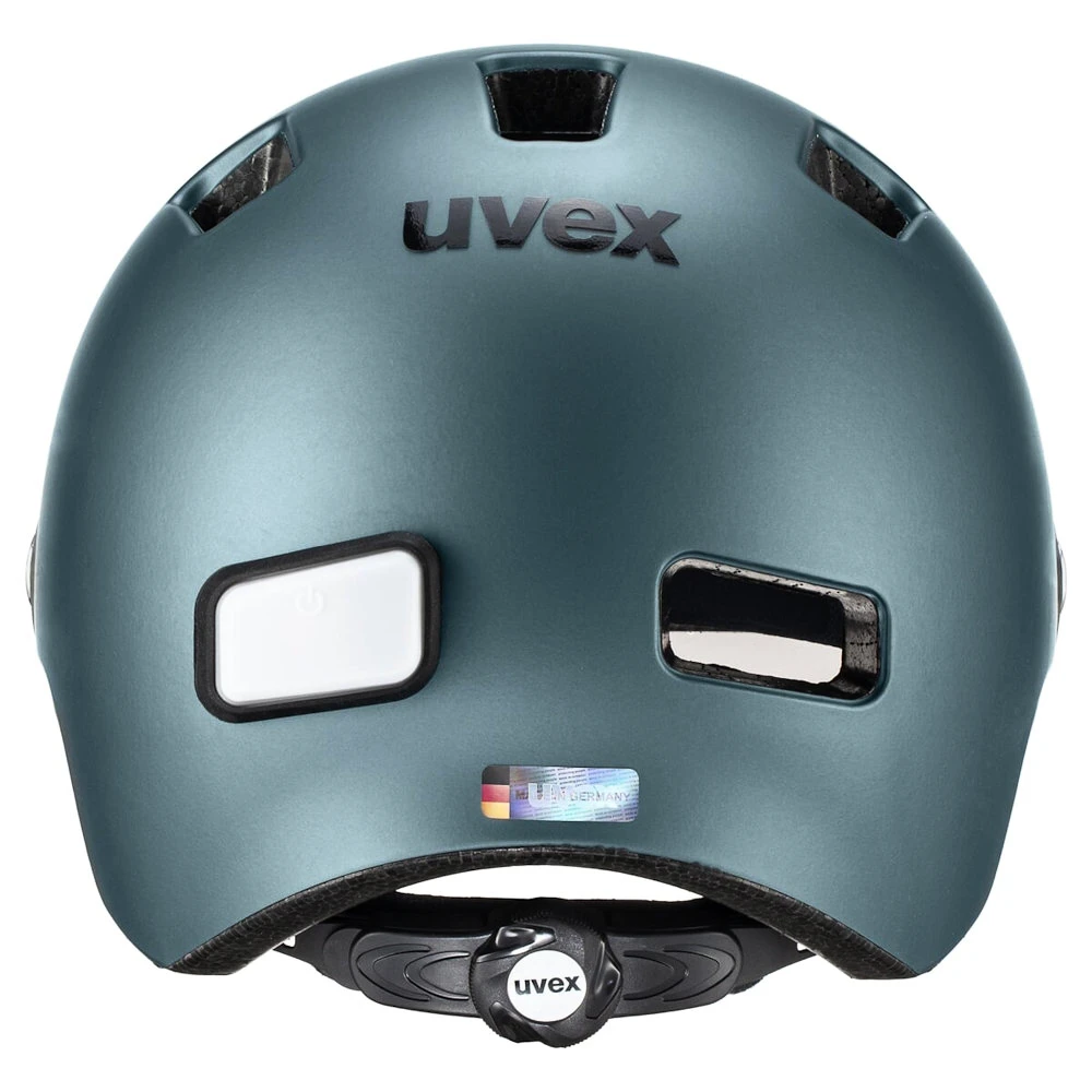 Cyklistická helma Uvex Rush Visor Deep Turquoise Mat (S4100280400)
