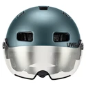 Cyklistická helma Uvex Rush Visor Deep Turquoise Mat (S4100280400)