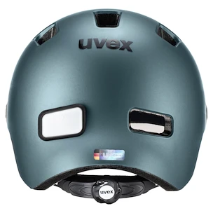 Cyklistická helma Uvex Rush Visor Deep Turquoise Mat (S4100280400) 55 - 58 cm