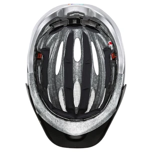Cyklistická helma Uvex True Black-Silver (S4100530500)