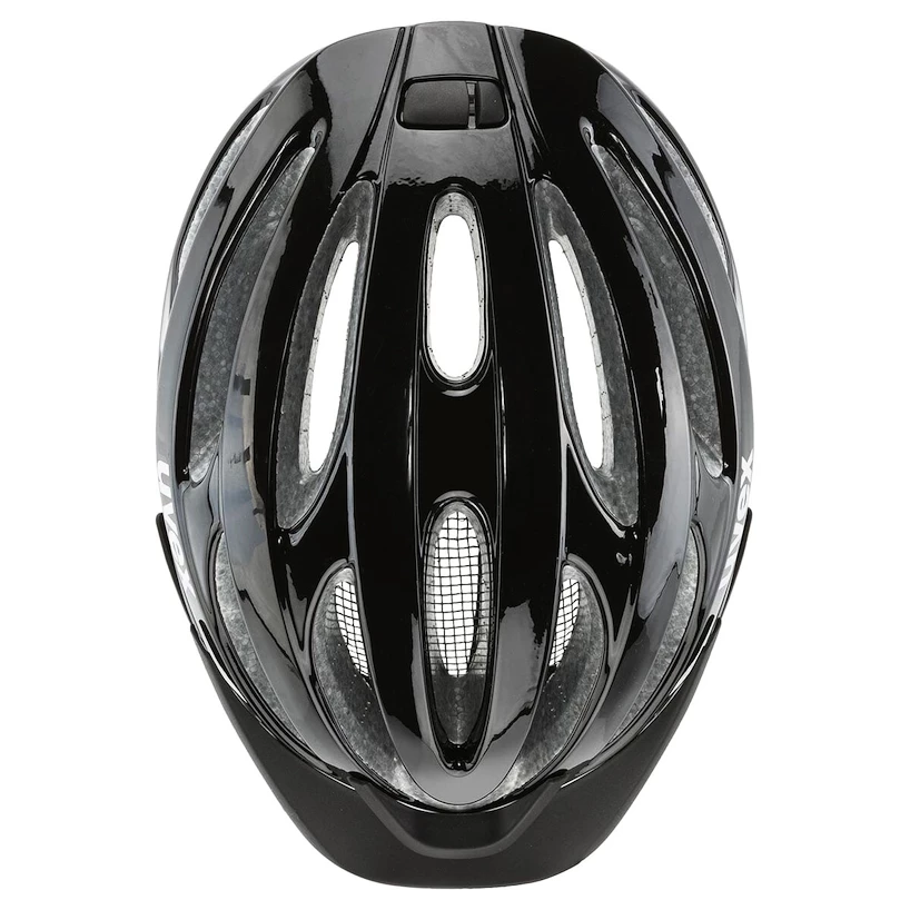 Cyklistická helma Uvex True Black-Silver (S4100530500)