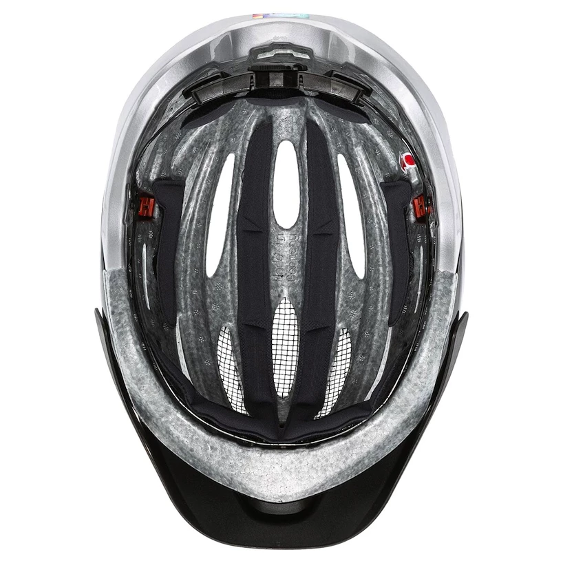 Cyklistická helma Uvex True Black-Silver (S4100530500)