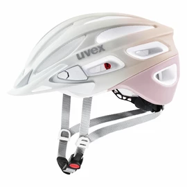 Cyklistická helma Uvex True CC bílo růžová