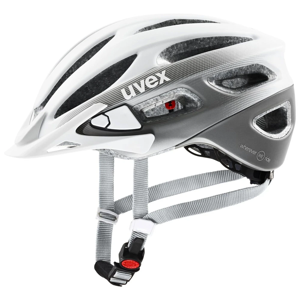 Cyklistická helma Uvex True CC White-Grey We (S4100660100) 52 - 55 cm