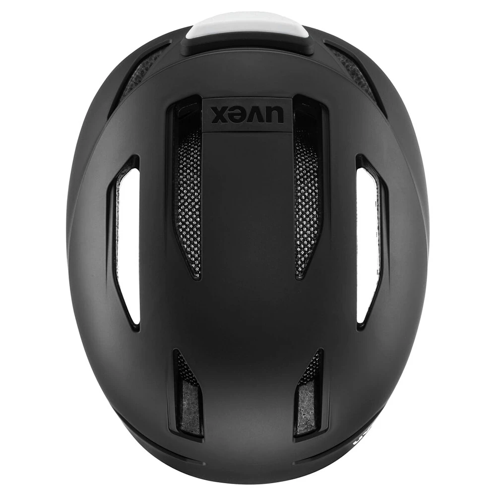 Cyklistická helma Uvex Urban Planet LED Black Matt (S4100650100)