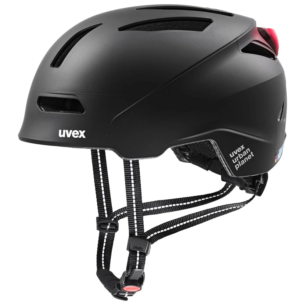 Cyklistická helma Uvex Urban Planet LED Black Matt (S4100650100)