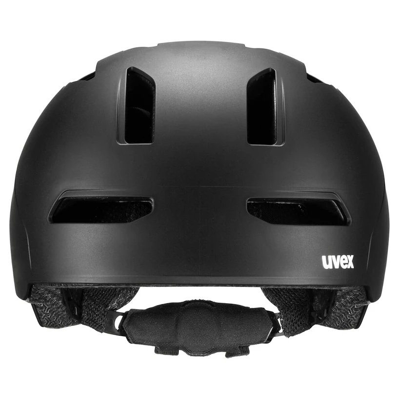Cyklistická helma Uvex Urban Planet LED Black Matt (S4100650100) 54 - 58 cm