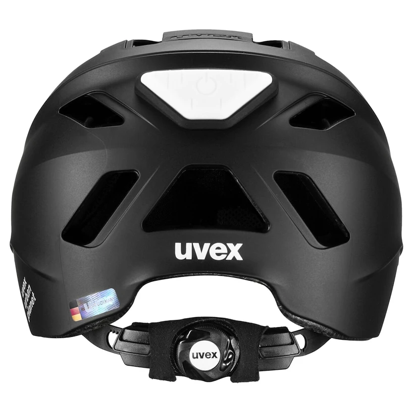 Cyklistická helma Uvex Urban Planet LED Black Matt (S4100650100) 54 - 58 cm