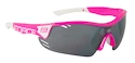 Cyklistické brýle Force RACE PRO růžovo-bílé, černá laser skla