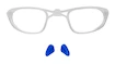 Cyklistické brýle Force RIDE PRO bílé, modrá laser skla