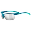 Cyklistické brýle Uvex Sportstyle 114 zeleno-modré matné