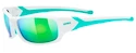 Cyklistické brýle Uvex Sportstyle 211 bílo-zelené