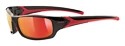 Cyklistické brýle Uvex Sportstyle 211 černo-červené