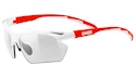 Cyklistické brýle Uvex Sportstyle 802 Vario bílo-oranžové