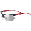 Cyklistické brýle Uvex Sportstyle 802 Vario černo-červené