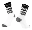 Cyklistické ponožky Force Wave černo-bílé