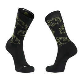 Cyklistické ponožky NorthWave Core Sock Black/Green