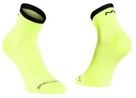 Cyklistické ponožky NorthWave Origin Mid Yellow Fluo/Black