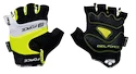 Cyklistické rukavice FORCE RAB  gel žluté