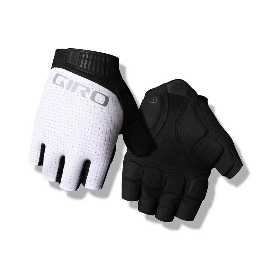 Cyklistické rukavice Giro Bravo  II Gel White
