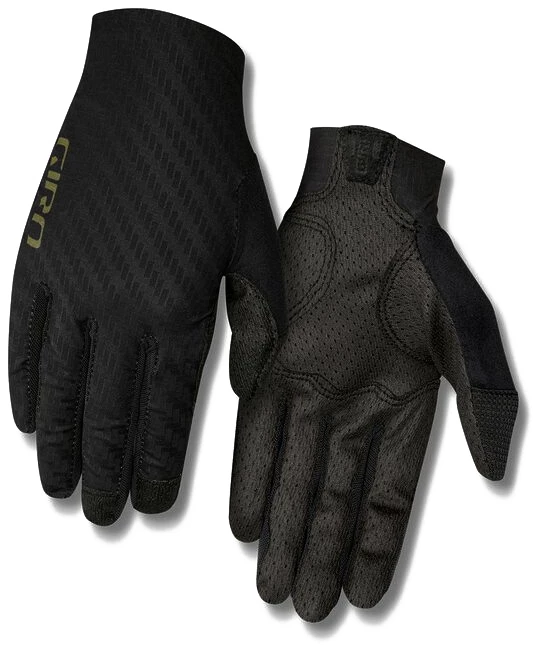 Cyklistické rukavice Giro  Rivet CS Black/Olive XL