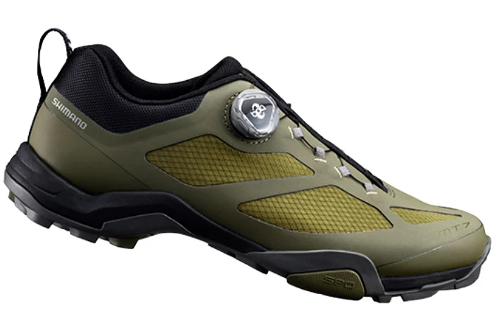Cyklistické tretry Shimano SH-MT7 zelené