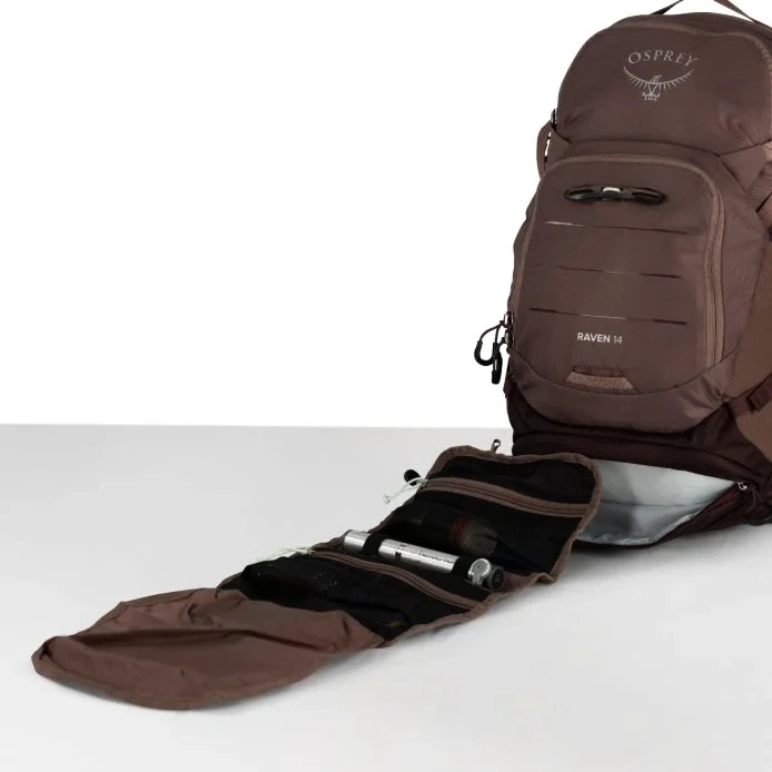 Cyklistický batoh OSPREY RAVEN 14 deep fig
