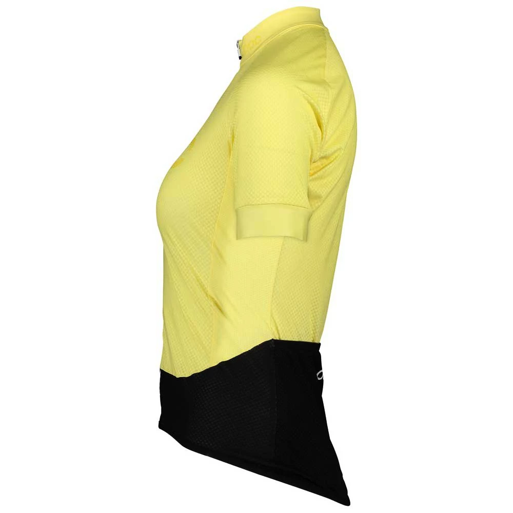 Cyklistický dres POC  Essential Road Logo Jersey Sulfur Yellow