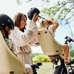 Cyklosedačka Urban Iki BIO Front seat Oishi Beige/Bincho Black