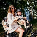 Cyklosedačka Urban Iki BIO Front seat Oishi Beige/Bincho Black