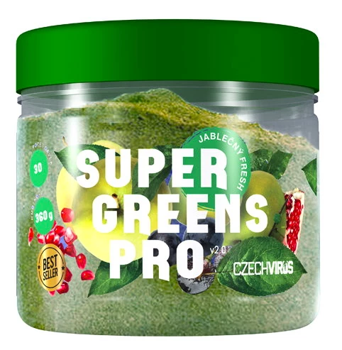Czech Virus Super Greens Pro V2.0 360&nbsp;g jablko