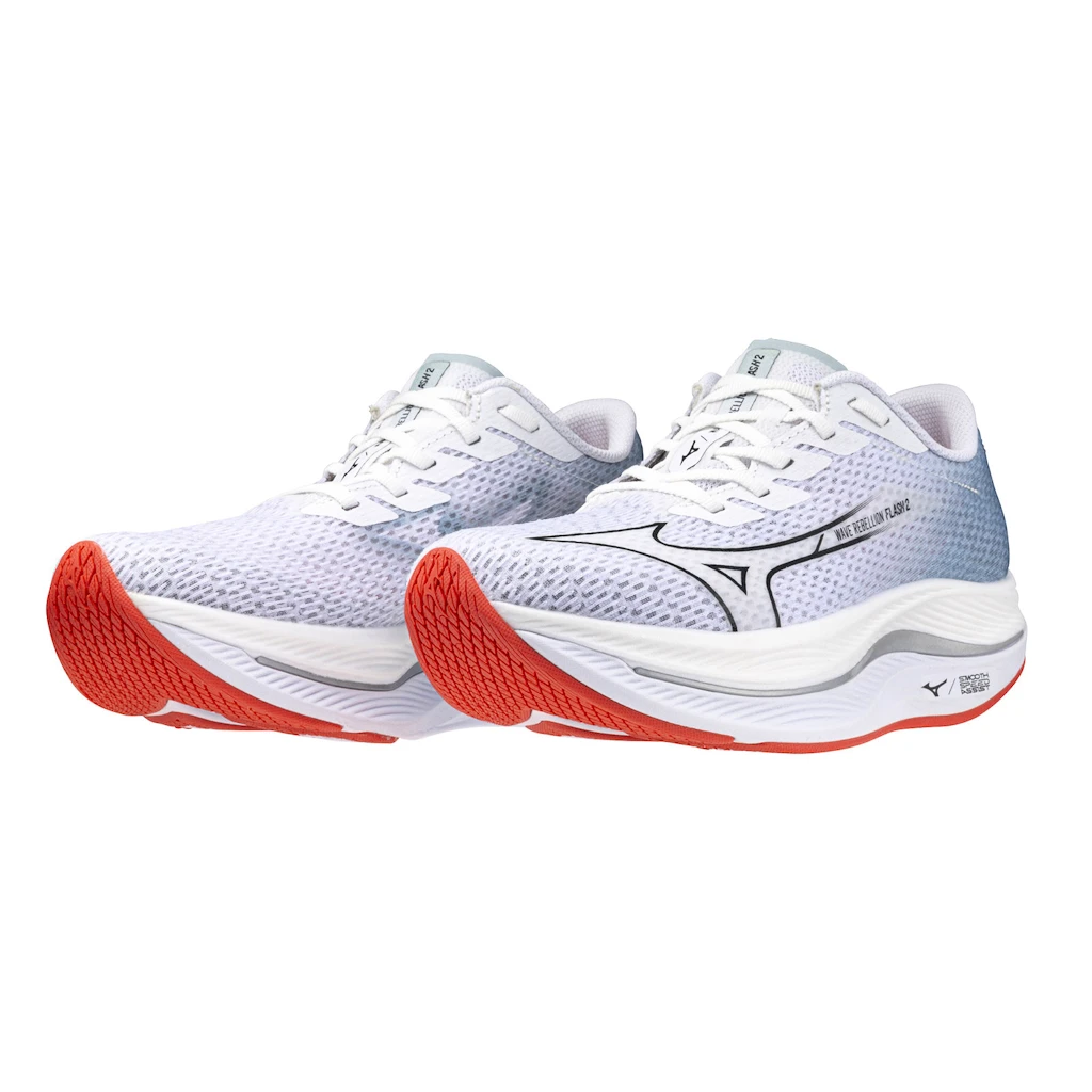 Dámská běžecká obuv Mizuno Wave Rebellion Flash 2 White/Black/Gray Mist