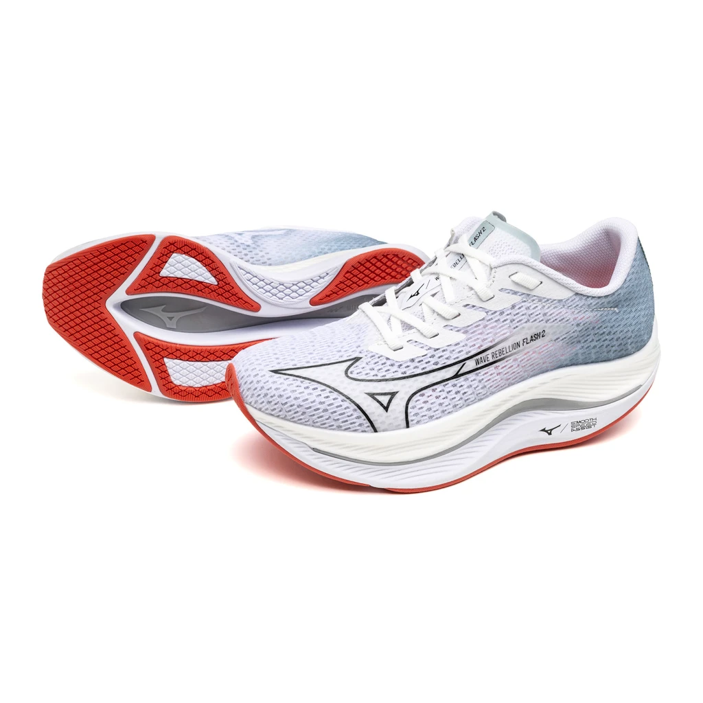 Dámská běžecká obuv Mizuno Wave Rebellion Flash 2 White/Black/Gray Mist