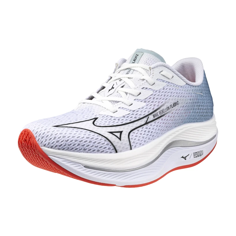 Dámská běžecká obuv Mizuno Wave Rebellion Flash 2 White/Black/Gray Mist  UK 4,5