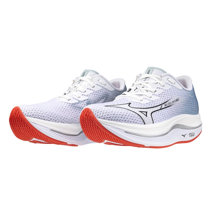 Dámská běžecká obuv Mizuno Wave Rebellion Flash 2 White/Black/Gray Mist  UK 4,5