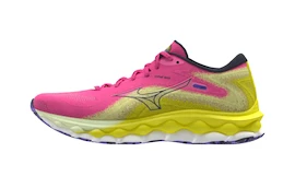 Dámská běžecká obuv Mizuno Wave Sky 7 High-Vis Pink/Ombre Blue/Bolt 2 (Neon)
