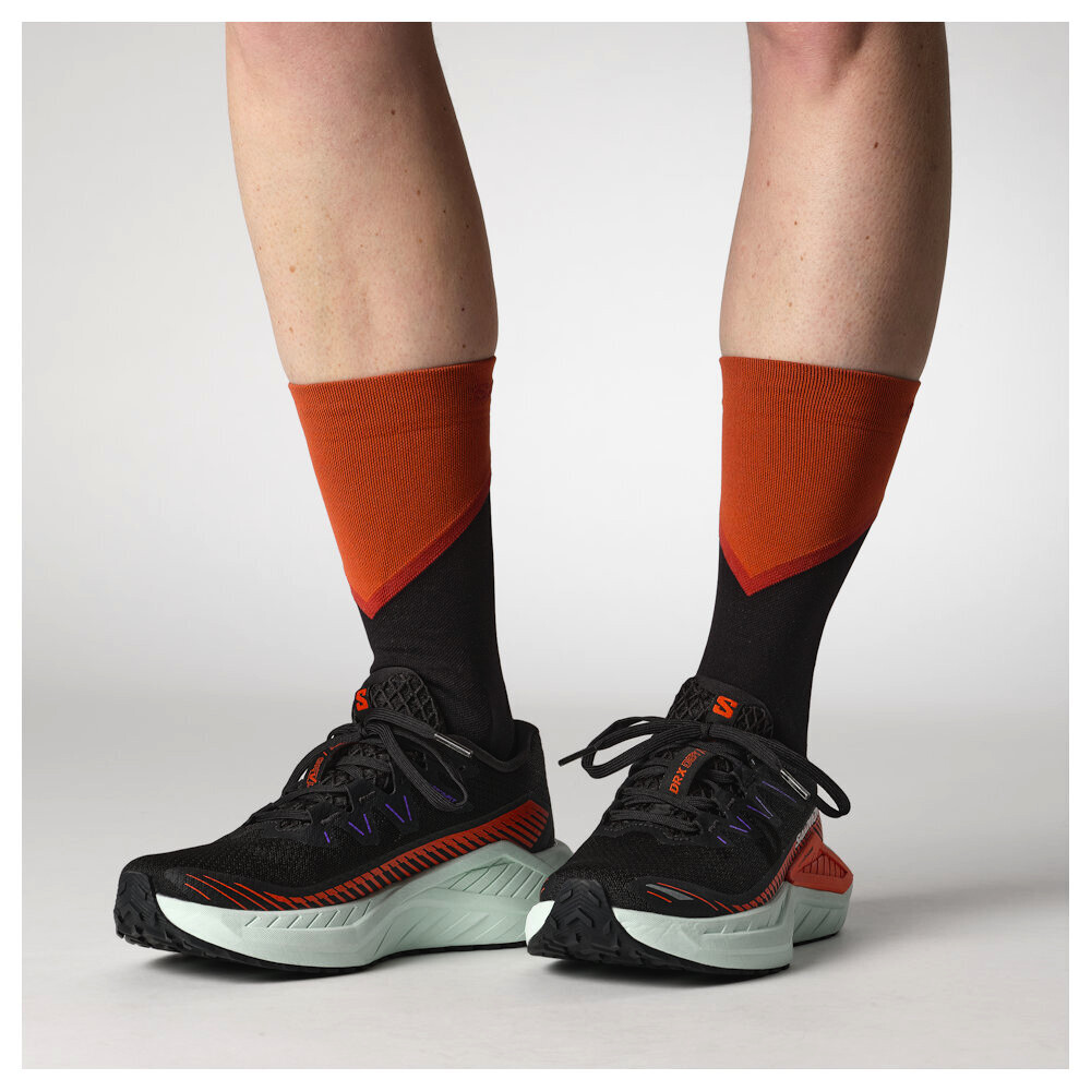 Dámská běžecká obuv Salomon DRX Defy Grvl Black/Cherry Tomato/Bay   UK 4,5 - thumb (6)