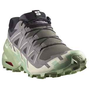 Dámská běžecká obuv Salomon Speedcross 6 Castlerock/Vanilla Ice/Smoke Green