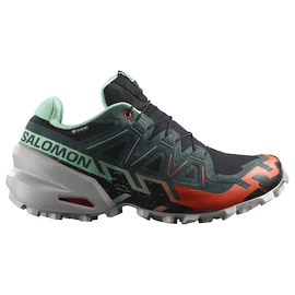Dámská běžecká obuv Salomon Speedcross 6 Gore-Tex Black/Electric Green/Cherry Tomato