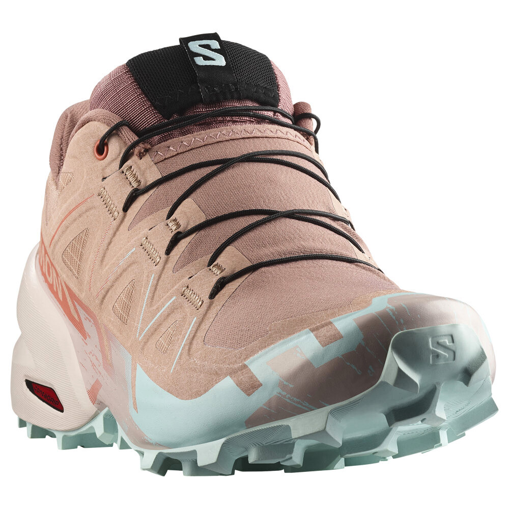 Dámská běžecká obuv Salomon Speedcross 6 Mahogany Rose/Hushed Violet/Iced Aqua   UK 6,5 - thumb (1)