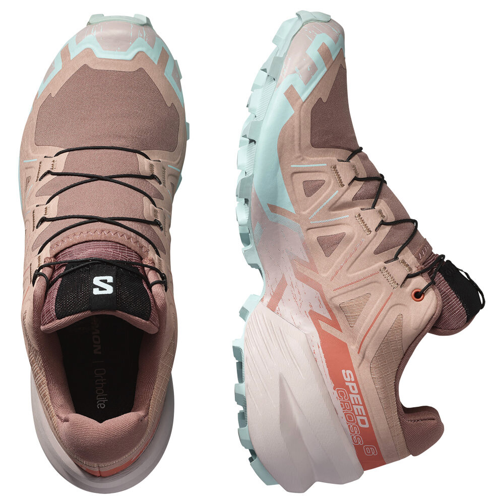 Dámská běžecká obuv Salomon Speedcross 6 Mahogany Rose/Hushed Violet/Iced Aqua   UK 6,5 - thumb (3)