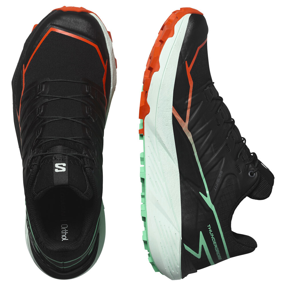 Dámská běžecká obuv Salomon Thundercross  Black/Cherry Tomato/Electric Green   UK 8,5 - thumb (3)