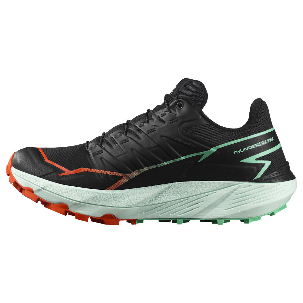 Dámská běžecká obuv Salomon Thundercross  Black/Cherry Tomato/Electric Green   UK 8,5 - thumb (4)