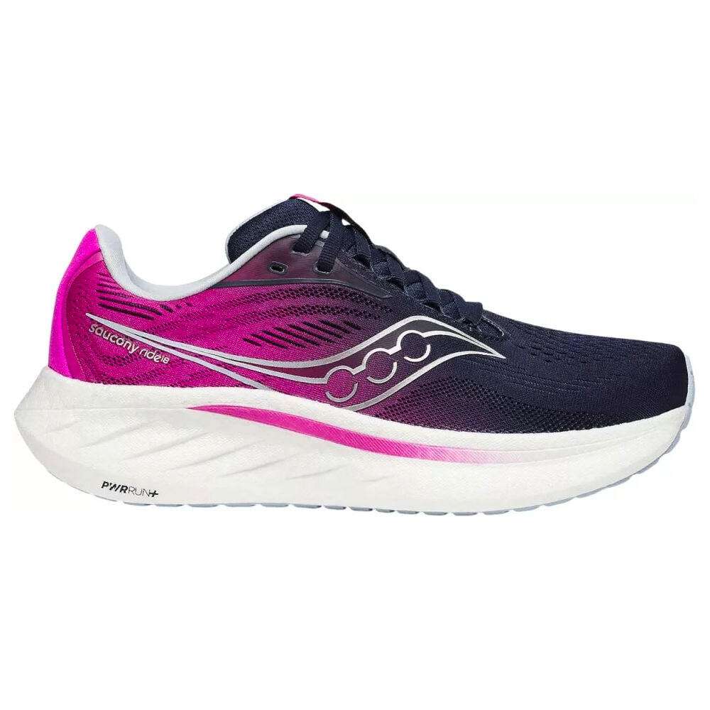 Product detail of Dámská běžecká obuv Saucony  Ride 18 Navy/Fuchsia  UK 7