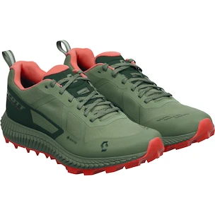 Dámská běžecká obuv Scott  Supertrac 3 GTX Frost Green/Coral Pink